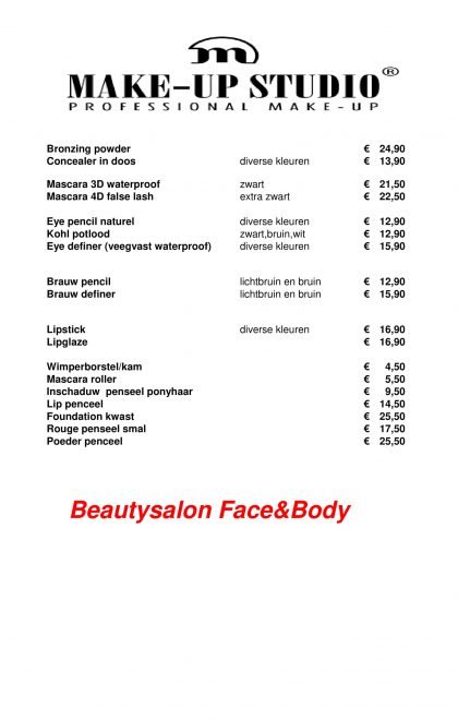 prijslijst make-up salon 2021-1